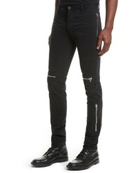 Givenchy Zip Detail Twill Biker Pants