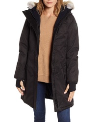 NOBIS Abby Hooded Down Parka With Genuine Coyote