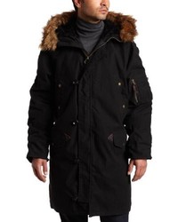 Alpha Industries Slim Fit Cotton Parka Coat