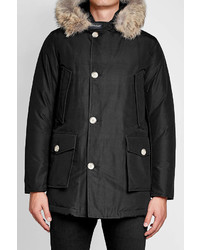 Woolrich Arctic Down Parka With Fur Trimmed Hood