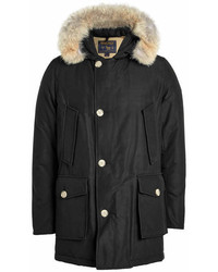 Woolrich Arctic Down Parka With Fur Trimmed Hood