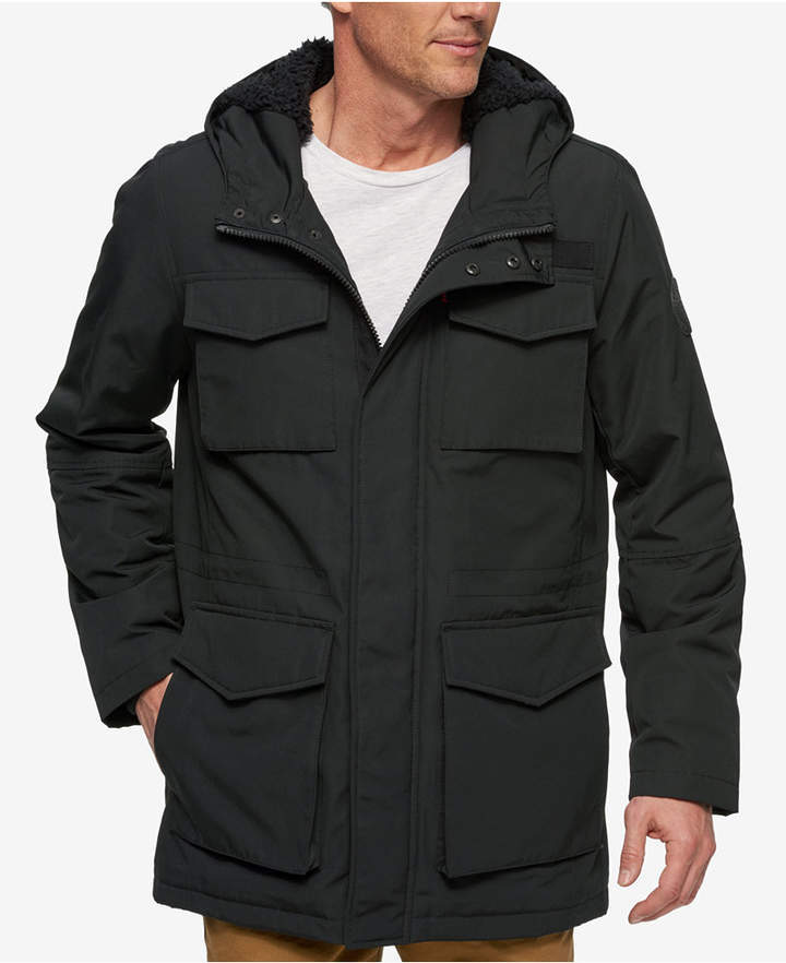 Levi's Arctic Hooded Fleece Lined Parka, $59 | Macy's | Lookastic