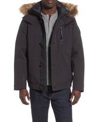 Helly Hansen Bardu Waterproof Bomber Jacket With Detachable Hood And Faux