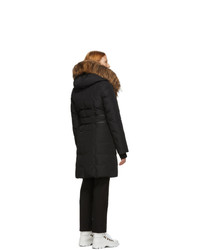 Mackage Black Down And Fur Classic Kay Parka