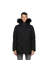 Mackage Black Down And Fur Edward Coat