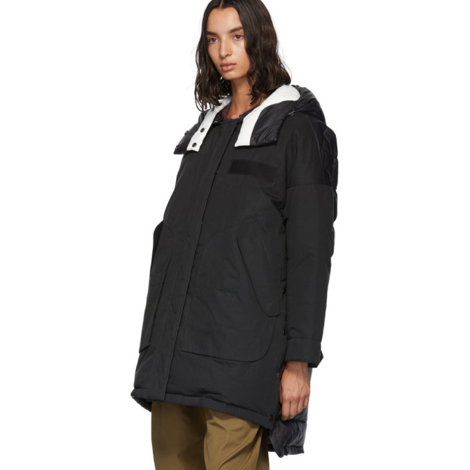 Yves Salomon Army Black Down Doudoune Jacket, $1,021 | SSENSE | Lookastic