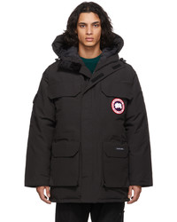 Canada Goose Black Down Fur Free Expedition Parka