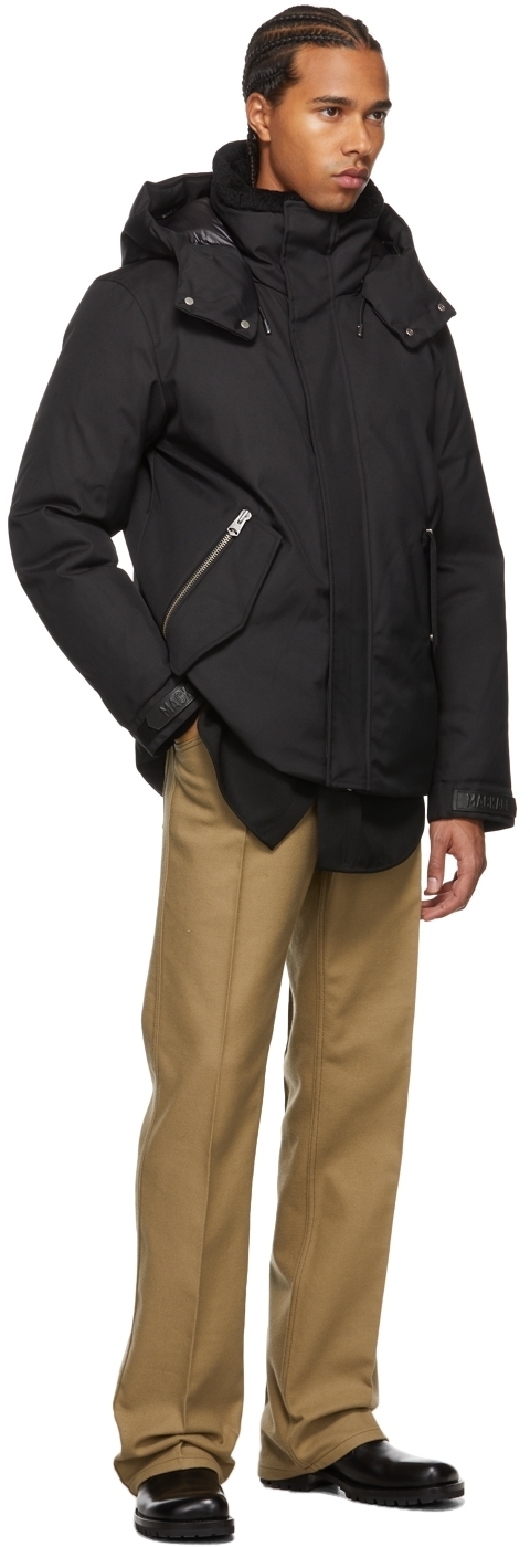 Mackage Black Down Sidney Coat, $1,150 | SSENSE | Lookastic