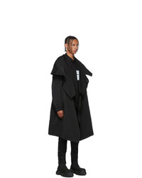 Julius Black Gros Hooded Coat