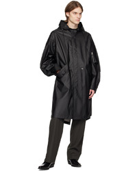 Helmut Lang Black Hooded Coat