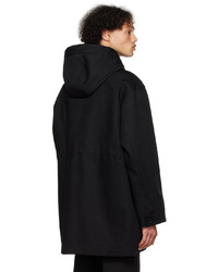 Bottega Veneta Black Hooded Coat