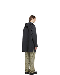 1017 Alyx 9Sm Black Pullover Hooded Coat