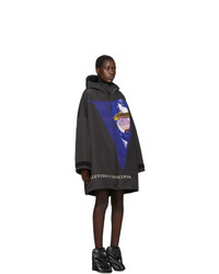 Undercover Black Valentino Edition Hooded Coat