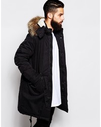 Asos Brand Fishtail Parka With Thinsulate