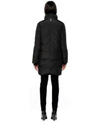Mackage Brigid F4 Black Long Winter Down Jacket With Knit Trim On Hood Final Sale Price Us52000 Qty 1 Remove Item