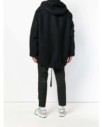 Lanvin Buttoned Hooded Coat