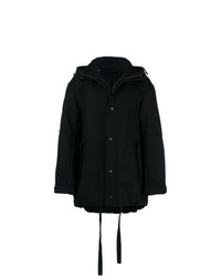Lanvin Buttoned Hooded Coat