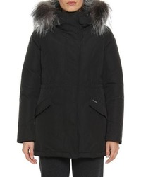 Woolrich City Arctic Down Parka With Genuine Fox