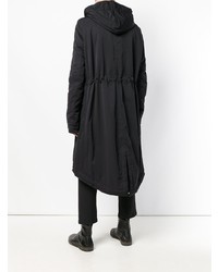 Rick Owens DRKSHDW Contrast Drawstring Hooded Parka