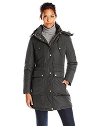 Cole Haan Down Parka With Drawcord Details And Flap Pockets