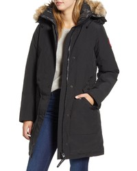 Canada Goose Ellesmere Arctic Tech 625 Fill Power Down Parka With Genuine Coyote