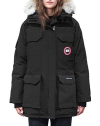 Canada Goose Expedition Hooded Down Parka With Genuine Coyote