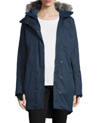 The North Face Far Northern Hooded Faux Fur Trim Parka Jacket