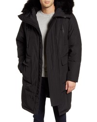 KARL LAGERFELD PARIS Faux Down Feather Quilted Parka