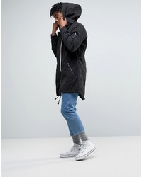 ONLY & SONS Fish Tail Parka With Zip Split Hood