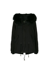 Mr & Mrs Italy Fur Hood Short Parka Coat