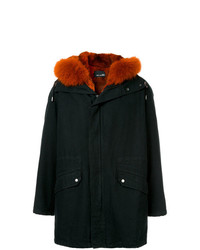 Yves Salomon Homme Fur Hooded Coat