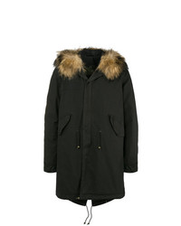 Mr & Mrs Italy Fur Trim Parka Coat