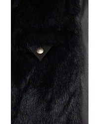 Mr & Mrs Italy Fur Trimmed  Lined Cotton Fishtail Parka