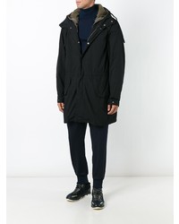 Aspesi Hooded Coat Black