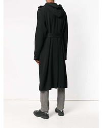 Rick Owens Hooded Double Breasted Coat