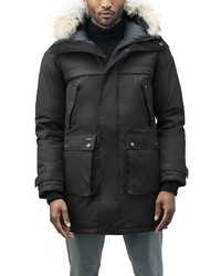 NOBIS Hooded Down Parka With Genuine Coyote