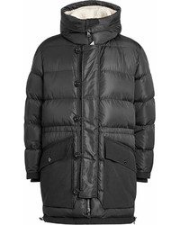Moncler Loic Quilted Shearling Parka With Hood