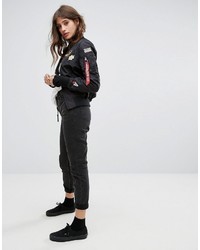 Alpha Industries Ma 1 Tt Bomber Jacket With Patches