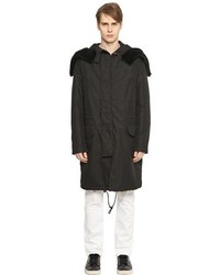 McQ by Alexander McQueen Padded Cotton Blend Canvas Parka