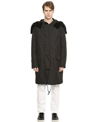McQ by Alexander McQueen Padded Cotton Blend Canvas Parka