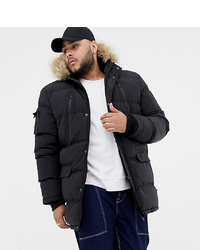 Good For Nothing Parka Coat In Black To Asos