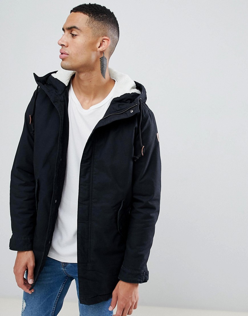 Produkt Parka With Borg Lined Hood, $49 | Asos | Lookastic