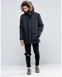 ONLY & SONS Parka With Faux Fur Hood