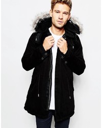 NATIVE YOUTH Parka With Faux Fur Hood