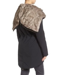 Vince Camuto Parka With Faux Fur Lined Hood