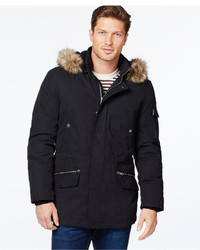 Nautica Parka With Removable Faux Fur Hood