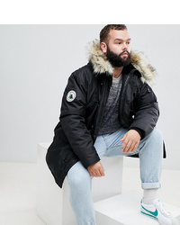north 56 4 Plus Parka With Faux Fur Hood In Black