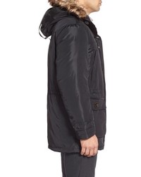 Rainforest Ranburne Thermoluxe Waxed Parka With Faux Fur Trim