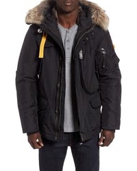 Parajumpers Right Hand Light 700 Fill Waterproof Power Down Jacket With Genuine Coyote Fur Trim