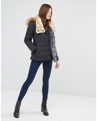 Warehouse Short Luxe Padded Parka